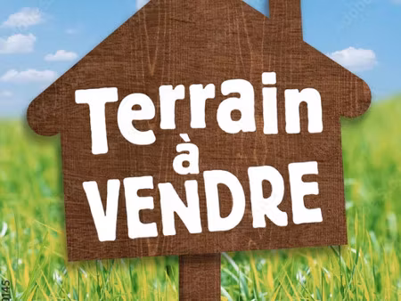 vente terrain à bâtir 1 624 m²