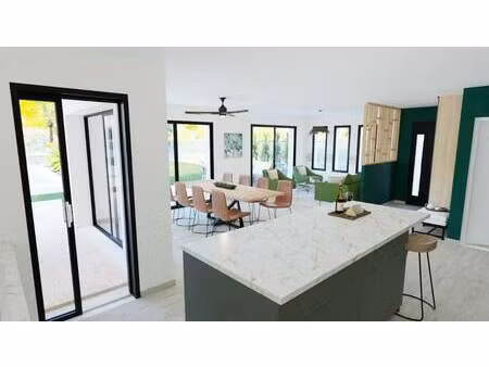 terrain avec maison neuve à vendre