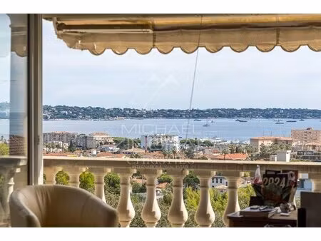 golfe juan - vue panoramique mer - duplex - mzicp1060