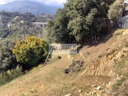 terrain à vendre à sainte-agnès : 3 072 m² avec clôture