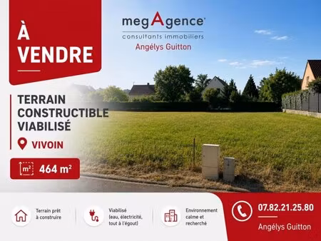 en vente terrain constructible 4 64 ares – 28 000 € |beaumont-sur-sarthe