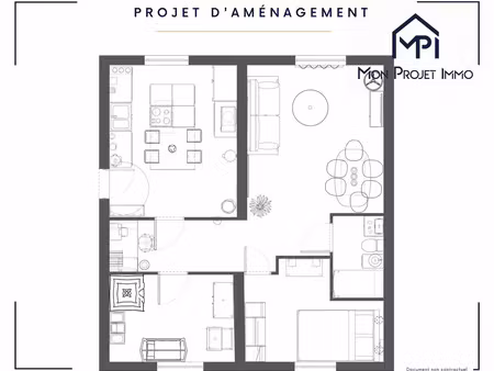 appartement t2/t3 - avesnières
