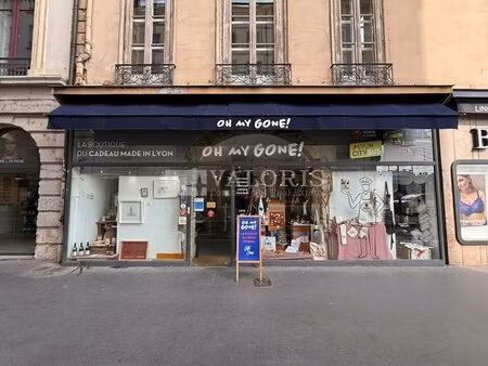 location local commercial 86m² lyon 2ème