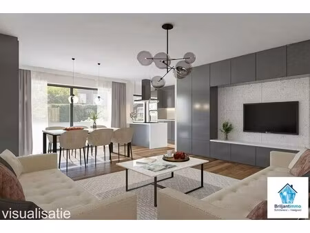gelijkvloers appartement met 1 slpkmr  terras en privé tuin