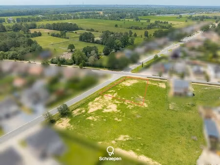 uniek hoekperceel van 11 61 are voor open bebouwing op een uitstekende ligging te zonhoven