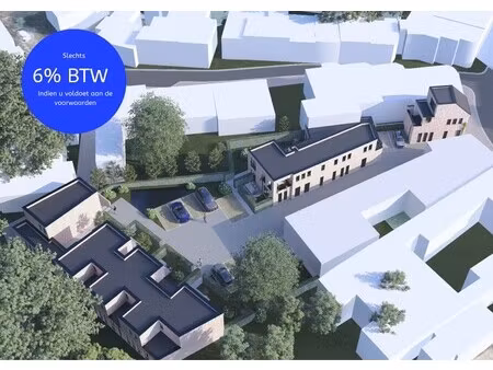 hedendaags project van 3 appartementen en 5 dorpswoningen in het hartje van stokkem!