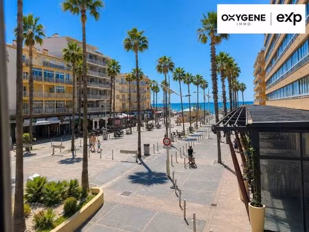 rare et recherché : appartement au coeur de canet plage vue mer
