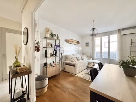 a vendre : appartement t3 traversant climatise + balcon