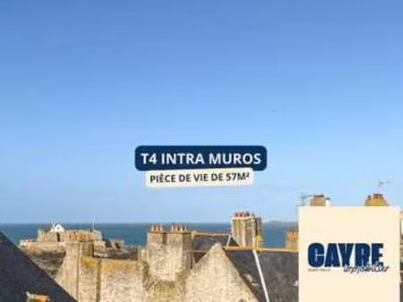 vente appartement 4 pièces à saint-malo (35400) : à vendre 4 pièces / 94m² saint-malo