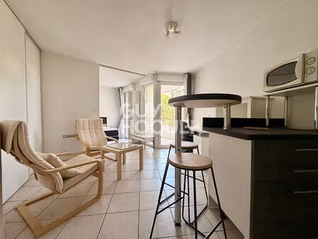 balma - t2 meublé de 28 m² avec balcon et parking