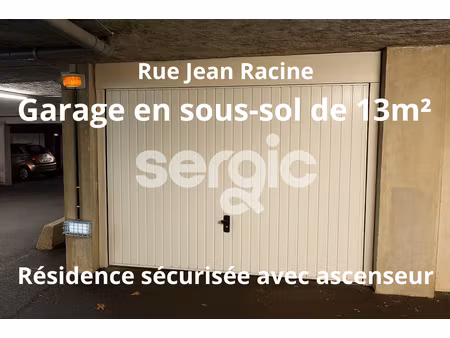 amiens est - garage de 13m² en sous-sol - résidence sécurisée