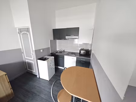 à roubaix  loue studio meublé de 19 m2  secteur blanchemail