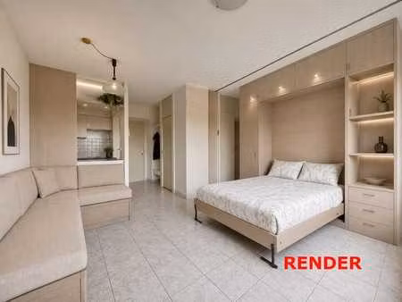 studio avec une grande terrasse et une vue magnifique à que