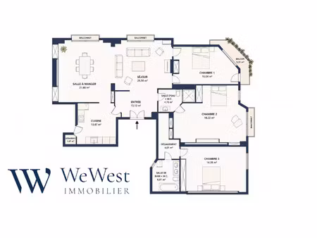 appartement de luxe à vendre dans le quartier saint philippe du roule