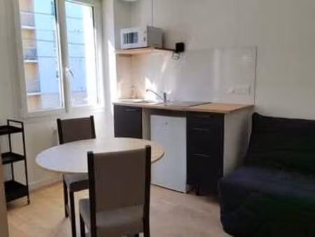 location appartement t1 meublé à saint-brieuc centre ville  charner  ste thérèse (22000) :
