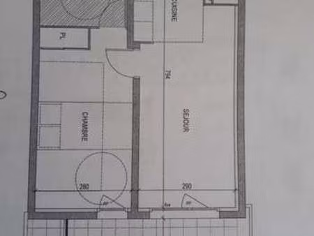 location appartement 2 pièces meublé à marseille 3e (13003) : à louer 2 pièces meublé / 44