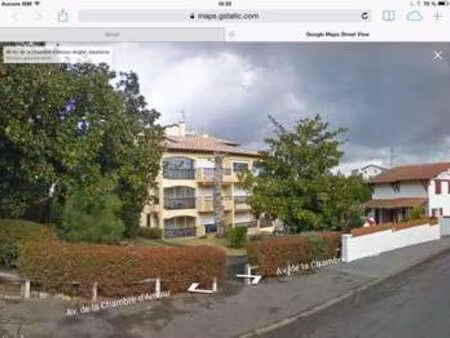 location appartement t1 meublé à anglet (64600) : à louer t1 meublé / 23m² anglet