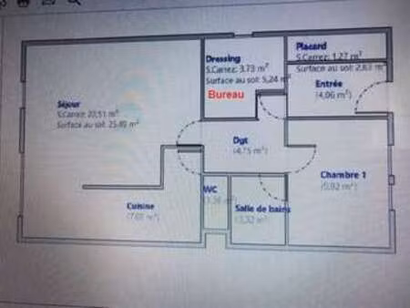 location appartement 2 pièces à gagny (93220) : à louer 2 pièces / 64m² gagny