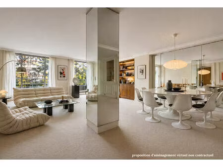 paris 16ème - la muette - appartement familial de 135 m² avec balcon sur jardins