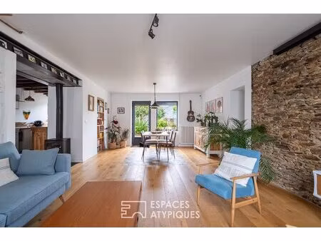 charmante maison de bourg rénovée avec jardin - grandchamp des fontaines