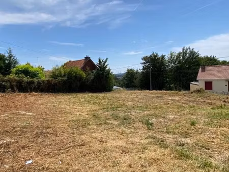 vente terrain 878 m² boubers-sur-canche (62270)