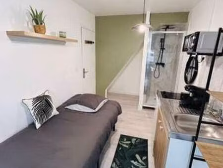 location appartement t1 meublé à lys-lez-lannoy (59390) : à louer t1 meublé / 18m² lys-lez