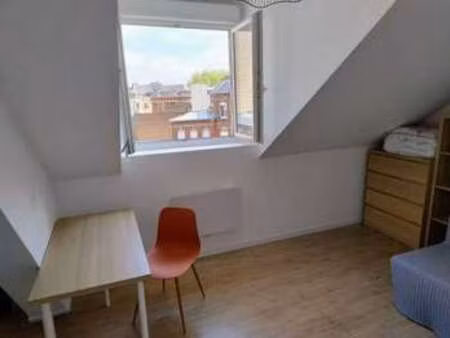 location appartement t1 meublé à amiens (80000) : à louer t1 meublé / 21m² amiens