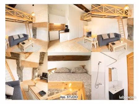 idéal étudiant(e) – studio meublé 18 m² centre-ville  disponible dès septembre (bail 9/10 