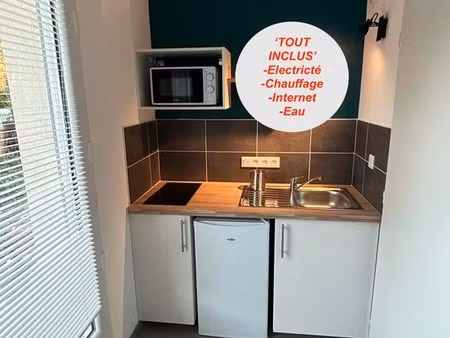 studio-meublé neuf ’’tout inclus’’ (électricité  chauffage  eau  internet)