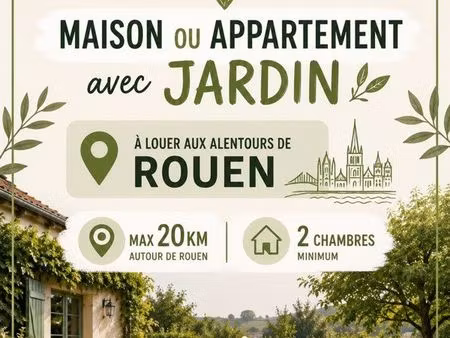 recherche maison - 2 chambres min