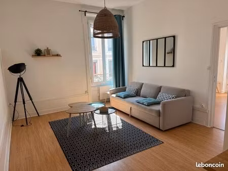 appartement meublé 56 m2 lyon 7