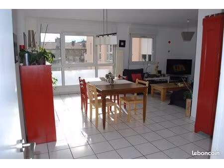 appartement t3 81 m² + garage / centre-ville