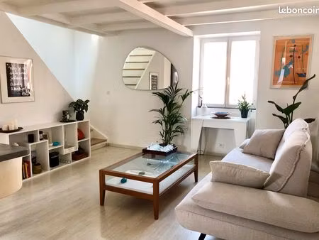appartement duplex meublé avec jardin en plein coeur de tassin la demi-lune