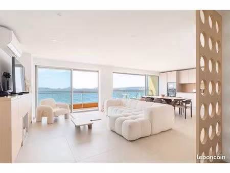 à louer – magnifique t4 meublé avec vue mer – corniche kennedy – marseille 7ᵉ