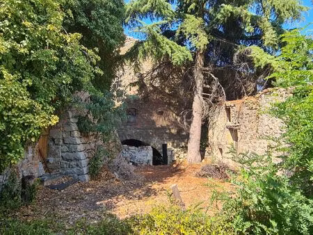 maison de village en pierres avec terrain