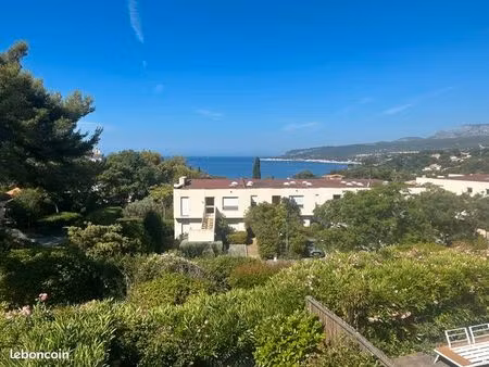 rare t1 vue mer +parking residence le grand large