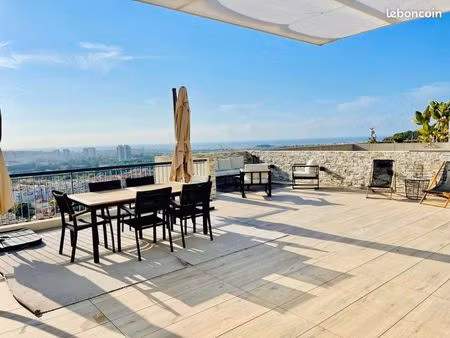 saint-laurent-du-var – exceptionnel toit-terrasse