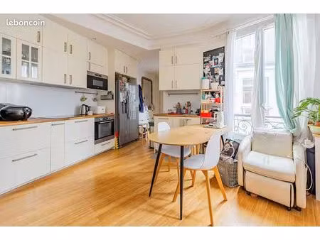 location paris 5ème - rue monge - appartement meublé 52m² - calme  lumineux  secteur henri