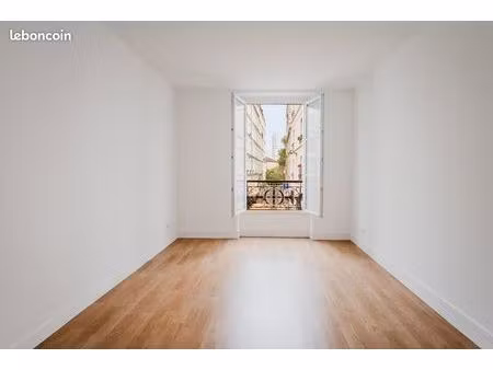 bel appartement 2 pièces traversant d'une surface de 41 64m2 carrez - copropriété très bie