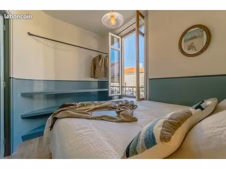 location bail mobilité juillet et août - beau t3 centre biarritz proche des halles