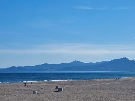 grand studio front de mer vue canigou 34m2