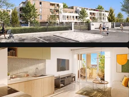 location t2 neuf + parking à arles