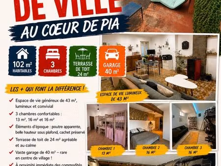 maison de village pia