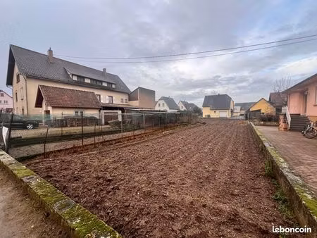 terrain 627 m² sélestat
