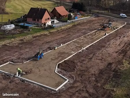 magnifique terrain de construction ā liepvre centre alsace