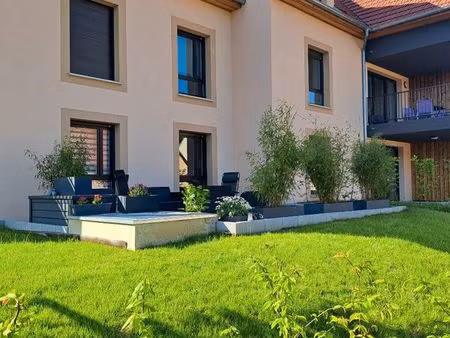appartement 80m2 rez de jardin barr