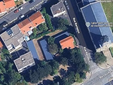 loue garage 34 rue berteaux à clermont ferrand   acces camionnette   saint jacques hopital