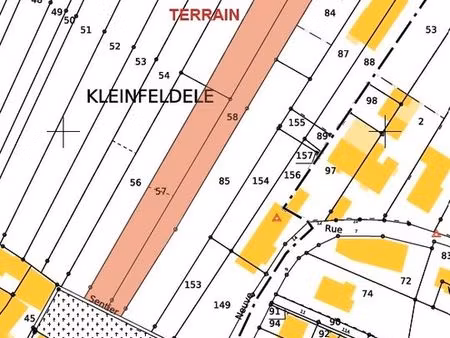 terrain prêt à construire