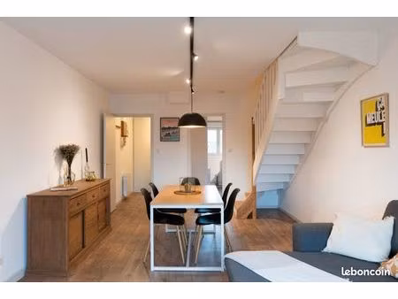appartement meublé t3 duplex – hyper centre de mâcon