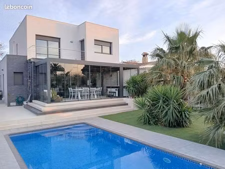 maison sur canal avec quai privé